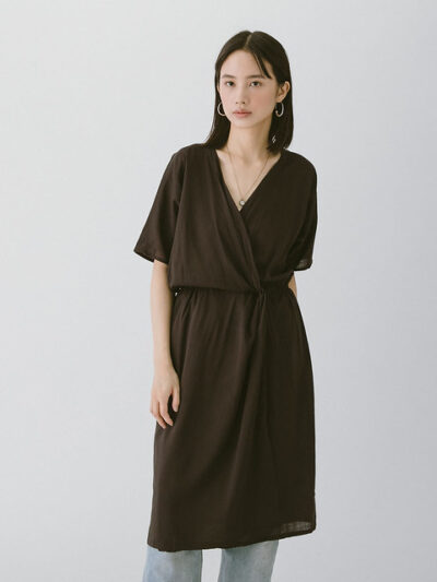 Grecian Knot Dress – Black