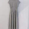French Pleated Dress – Grey