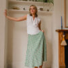 A-Line Midi Skirt – Check - Image 7