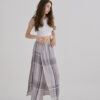 Wrap Layered Skirt – Check