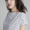Bow-Neck Top – Continuous Motif