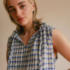 Drawstring Convertible Dress – Check - Image 3
