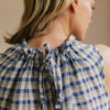 Drawstring Convertible Dress – Check - Image 8