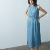 Sleeveless Denim Dress - Image 5