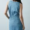 Sleeveless Denim Dress - Image 8