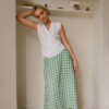 A-Line Midi Skirt – Check