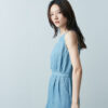 Sleeveless Denim Dress - Image 4