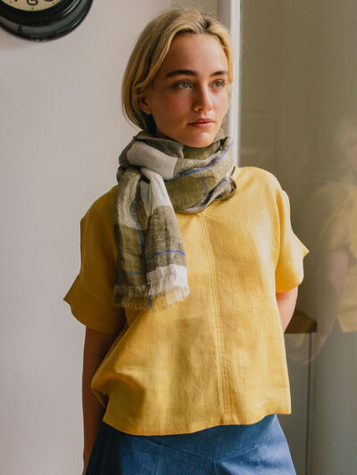 Linen Scarf – Matcha