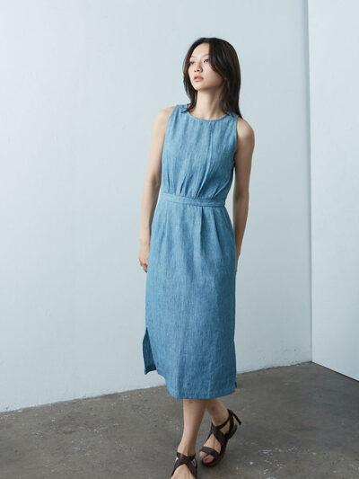 Sleeveless Denim Dress