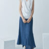 Mermaid Flare Skirt – Mineral Blue