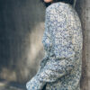 Printed Cotton-Linen Wrap Top - Image 5