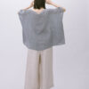 Boat Neck Box Top – Natural Cotton-Linen - Image 3