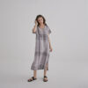 Everyday Linen Dress – Check - Image 5