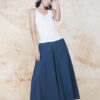 Classic wide leg trousers - Turquoise - Image 4