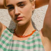 Summer Cropped Vest – Check - Image 4