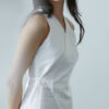 Cross-Front Vest – White - Image 3