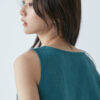 Summer Cropped Vest – Jade Green - Image 7