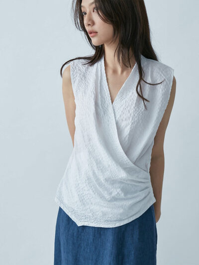 Crossover Vest – White