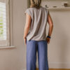 Mini-Collar Blouse – Grey - Image 6