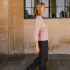 Curved Crossover Top – Pink - Image 8