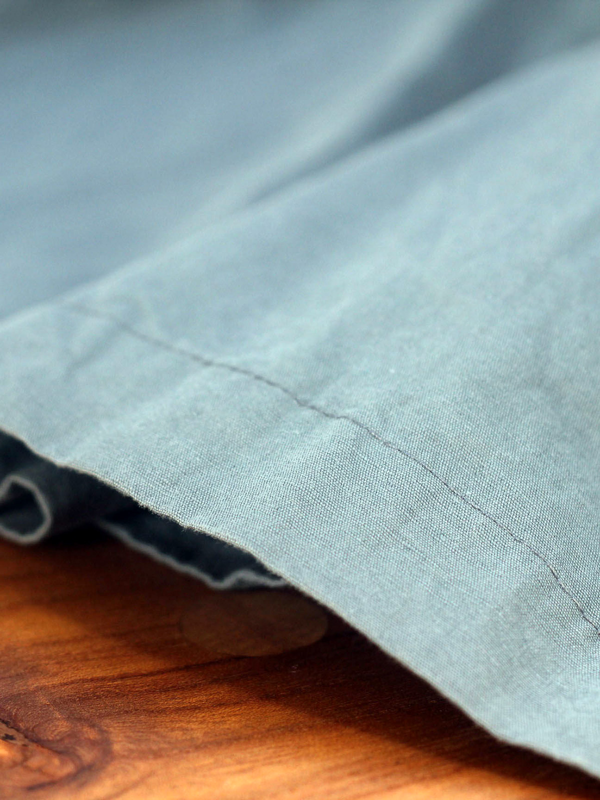 Drawstring Slip Dress – Blue Grey - Image 11