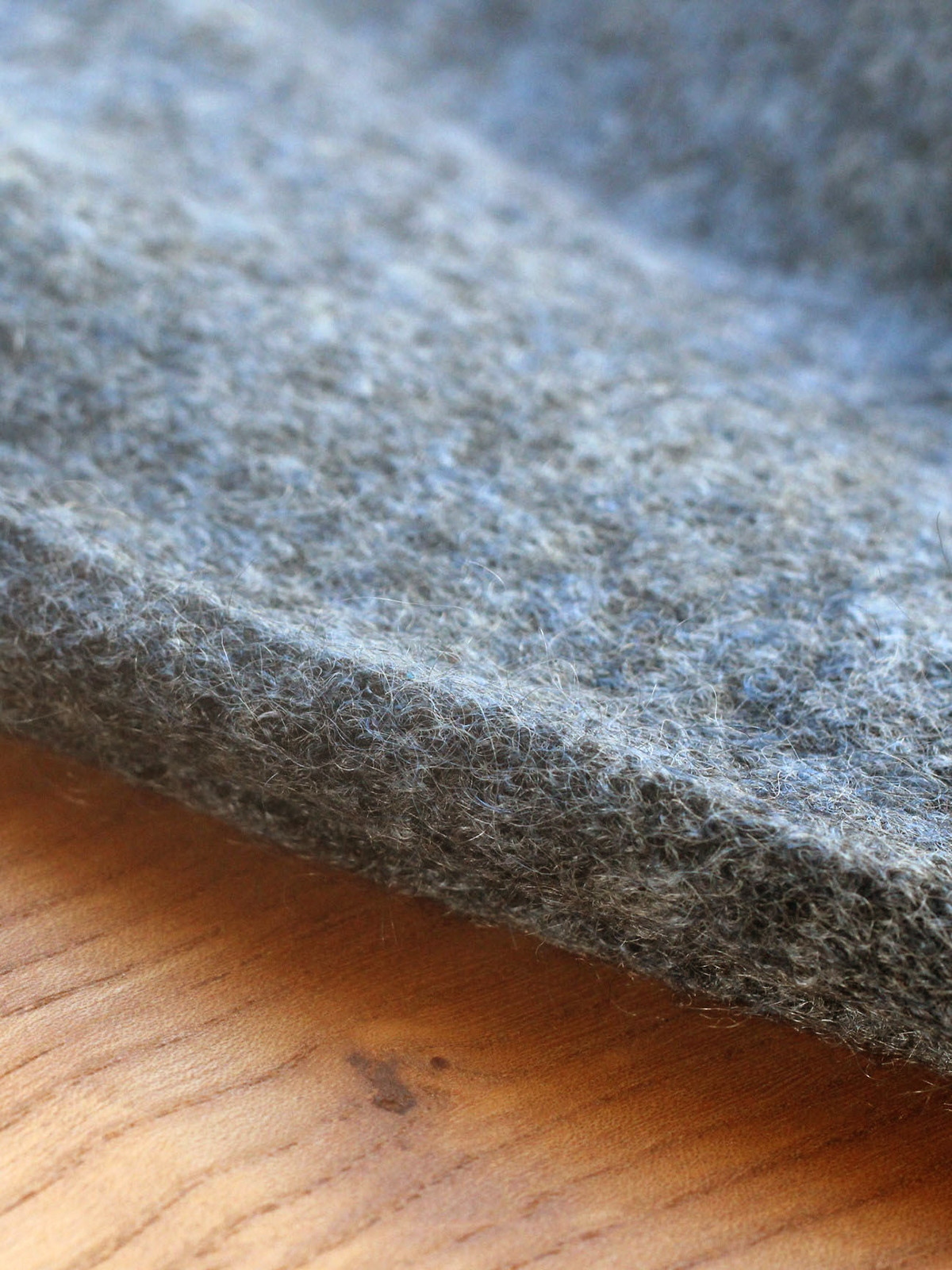 Classic Wool Knitted Cardigan - Indigo - Image 9