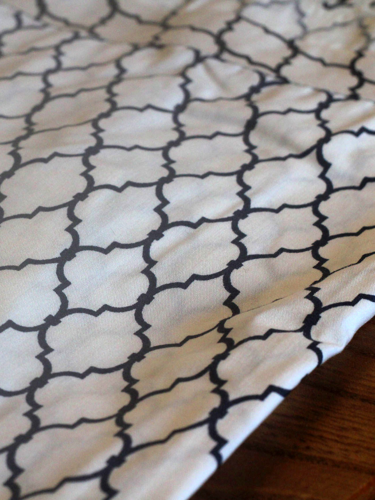 Bow-Neck Top – Continuous Motif - Image 8