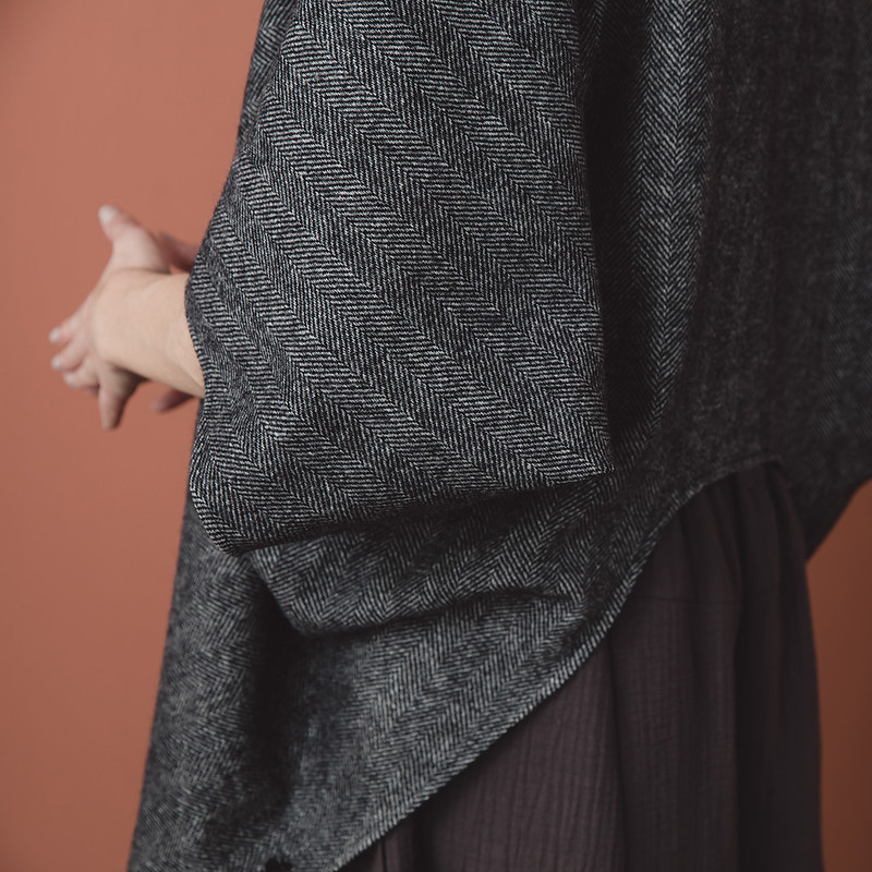 Convertible Cape - Herringbone - Image 3