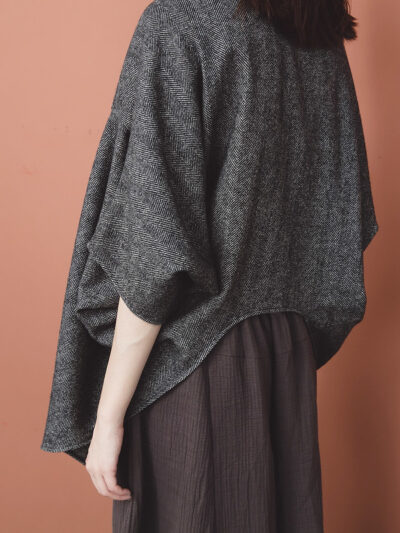Convertible Cape - Herringbone