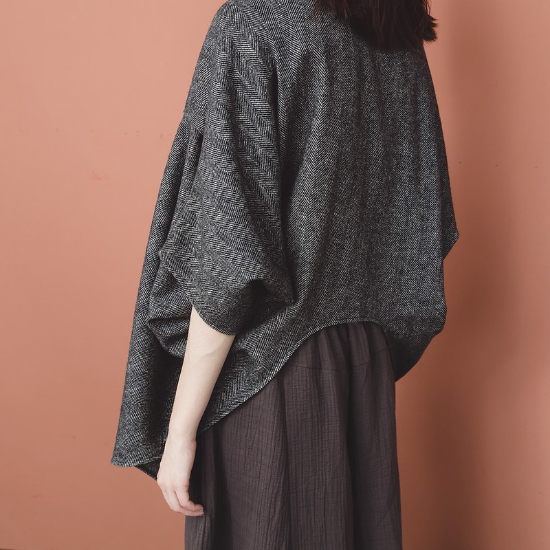 Convertible Cape - Herringbone