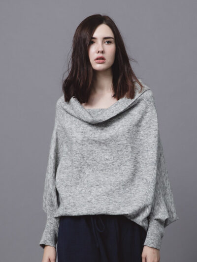 Reversible Wool Knit Dress & Top – Mist Grey
