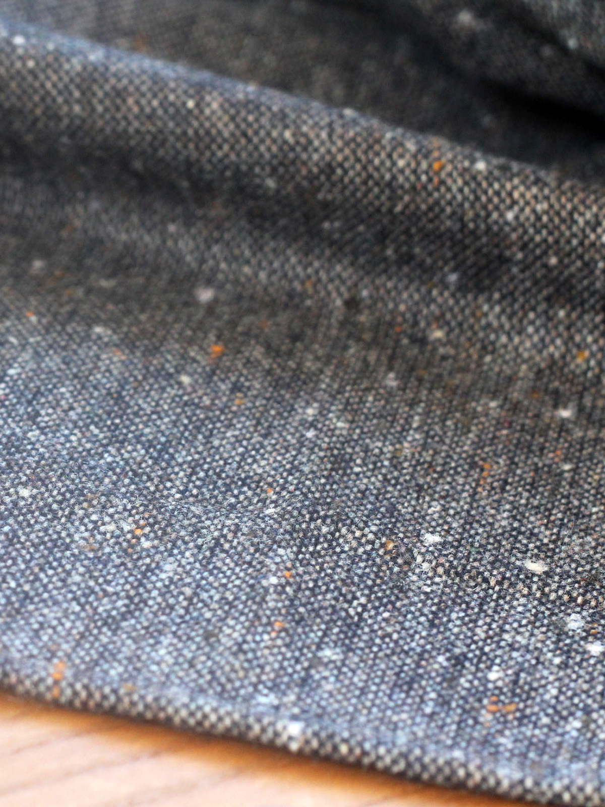 Wrap‑Collar Wool Coat - Dark Grey - Image 11