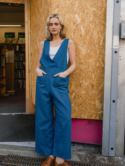 Reversible Dungarees - Blue
