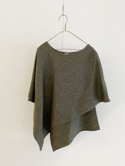 Asymmetric Cape Top – Deep Olive