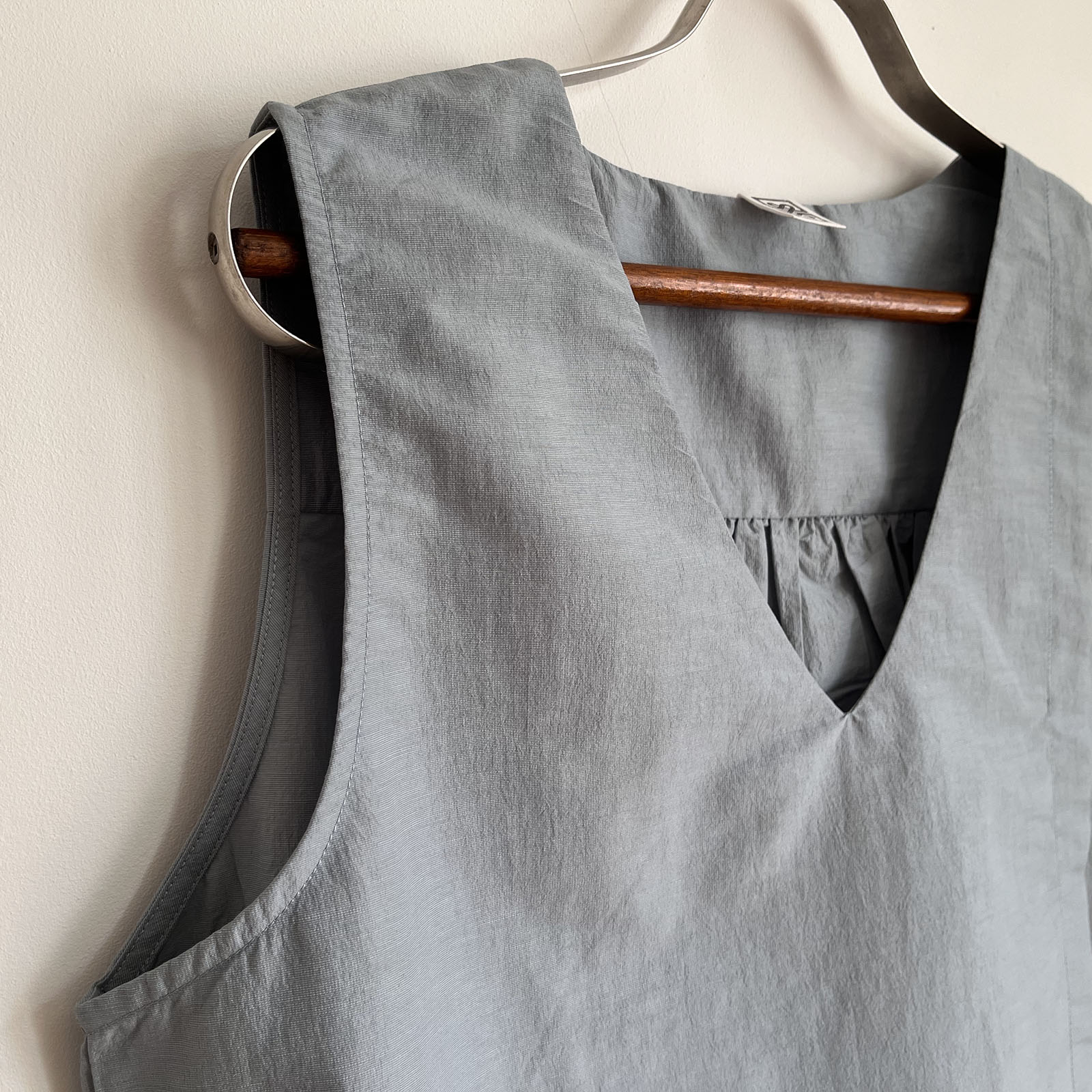 Deep V-Neck Vest – Cool Blue - Image 8