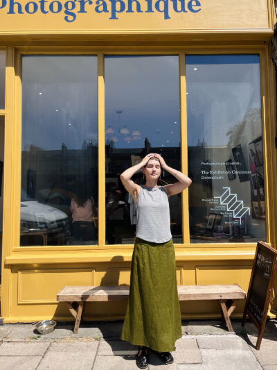 Mermaid Maxi Skirt - Olive Green (M)