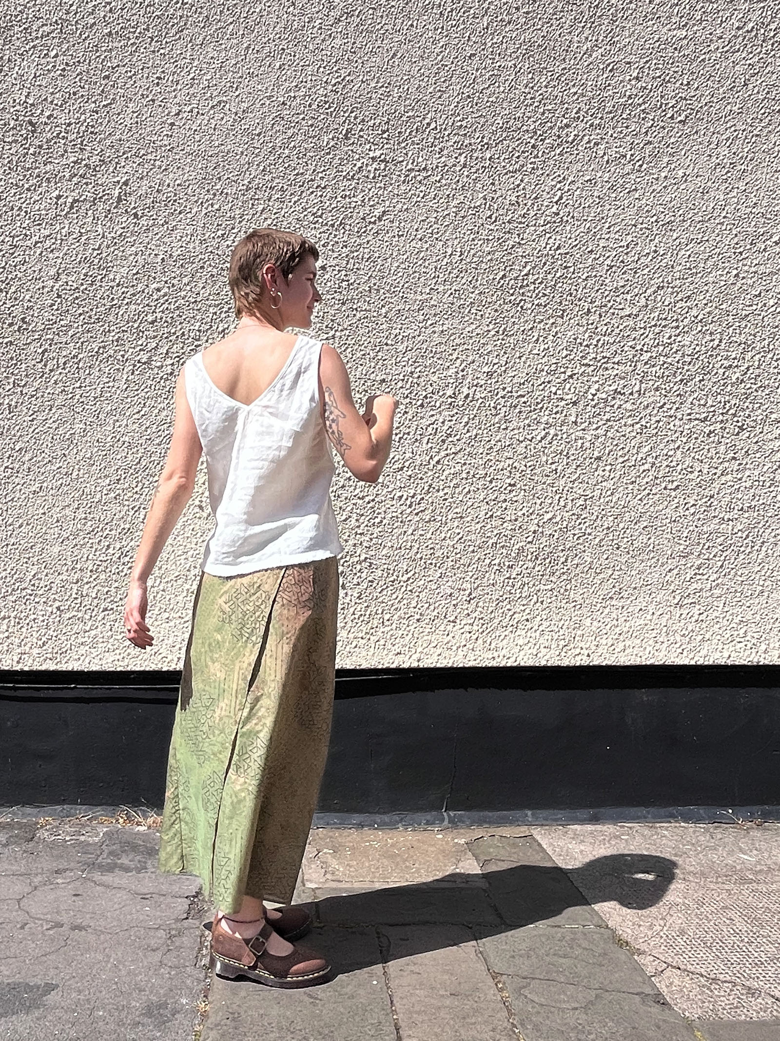 Wrap Layered Skirt – Print (M/L) - Image 4