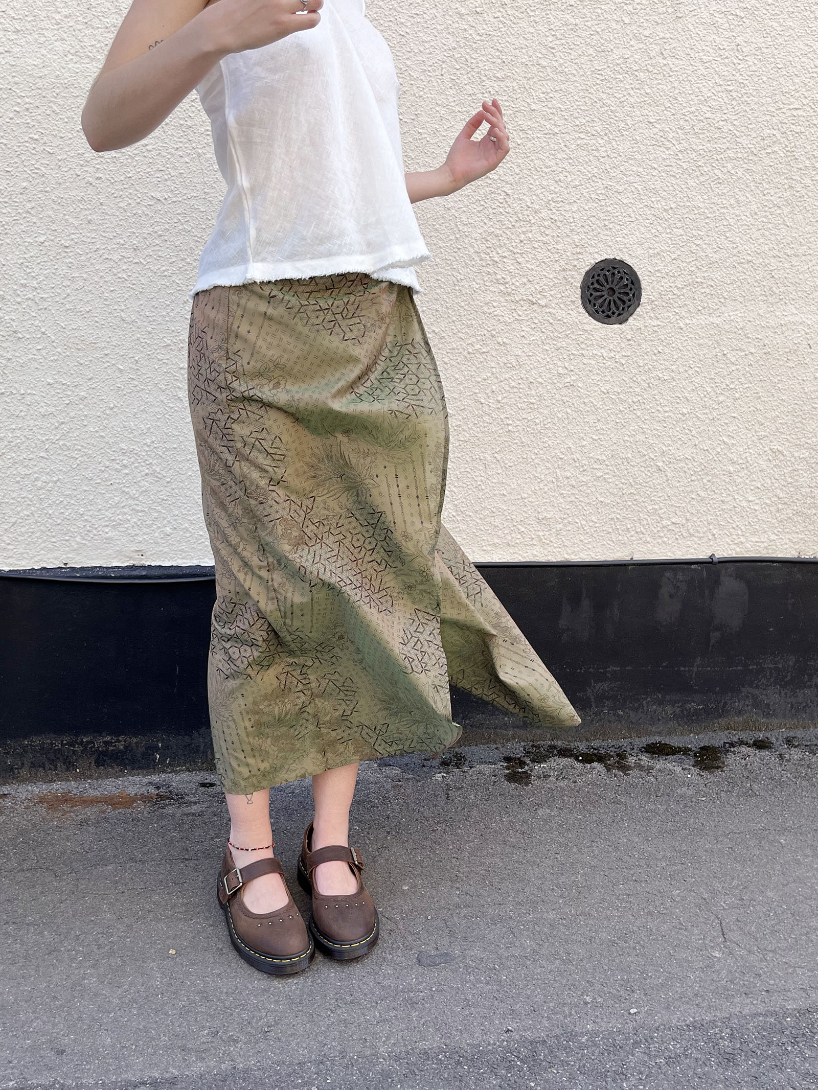 Wrap Layered Skirt – Print (M/L)