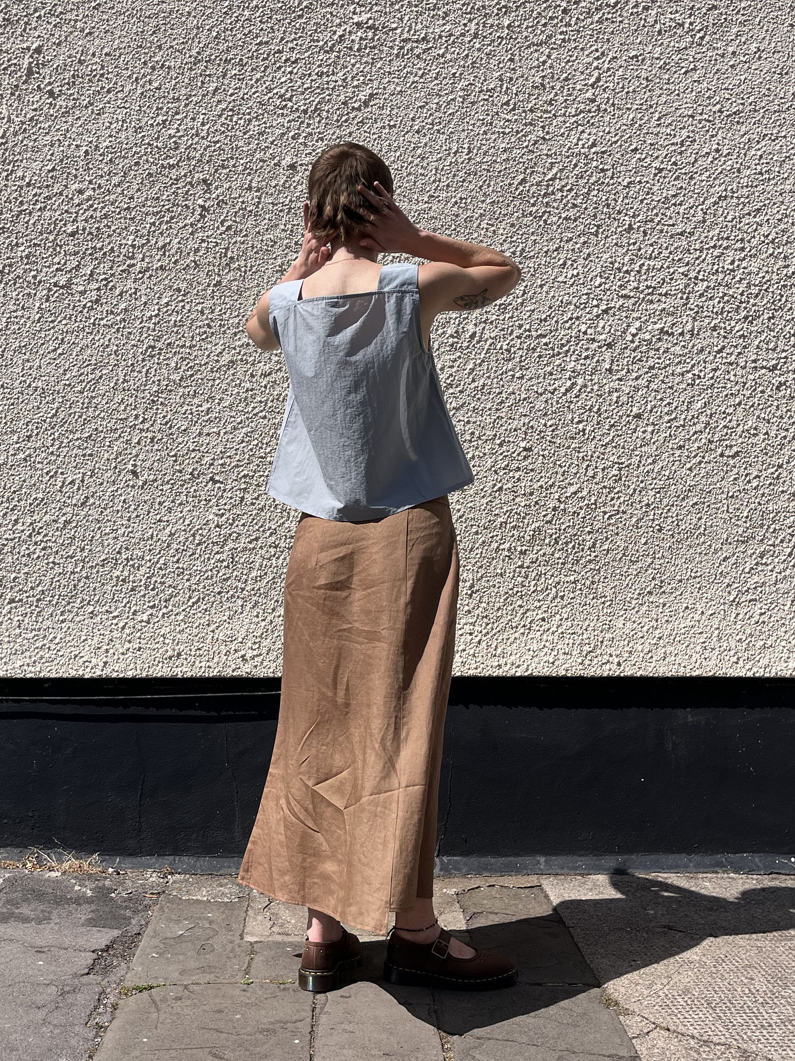 Square-Neck Vest - Warm Clay - Image 5