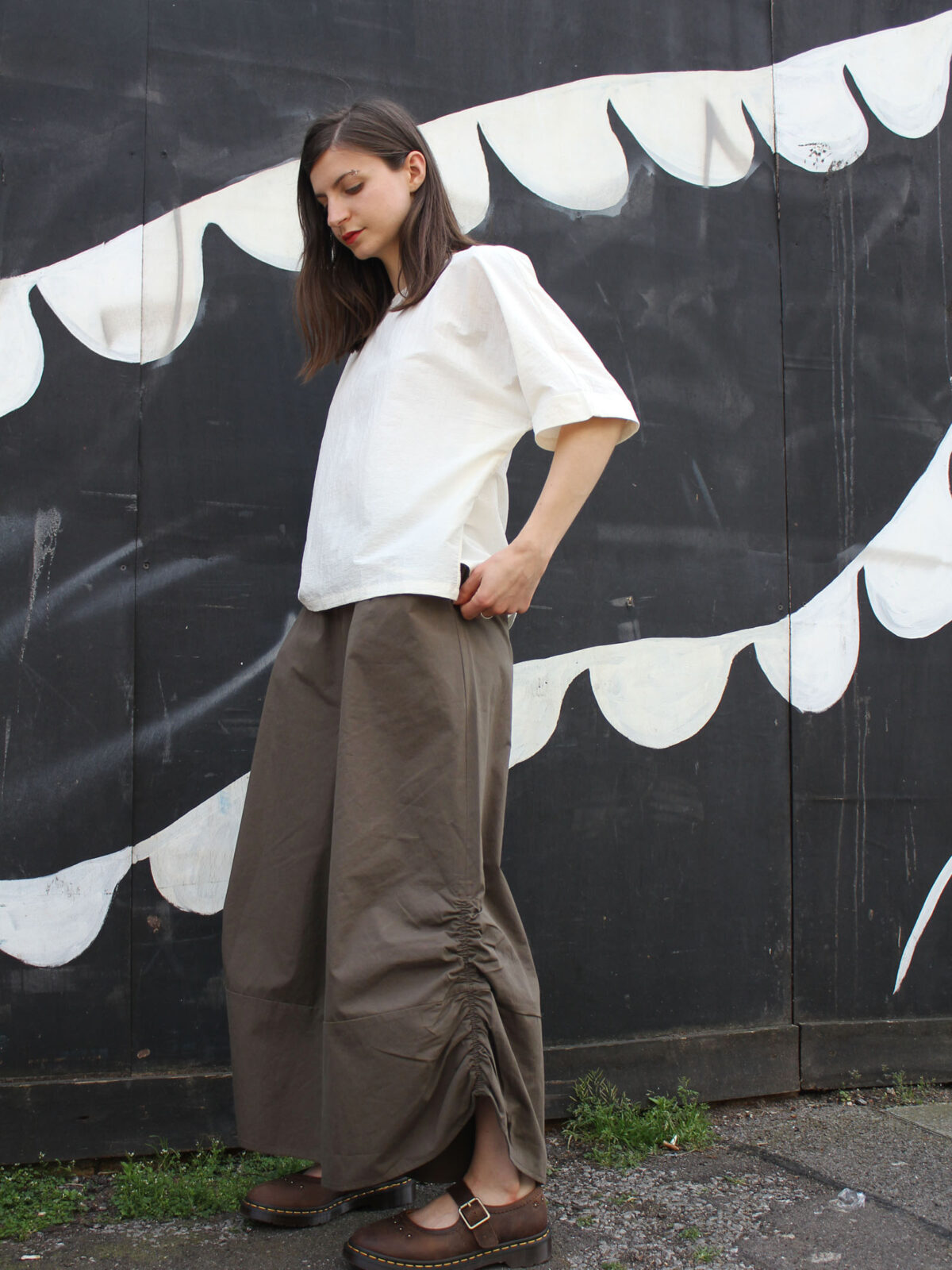 Relaxed Contrast Pocket Trousers – Forest Green