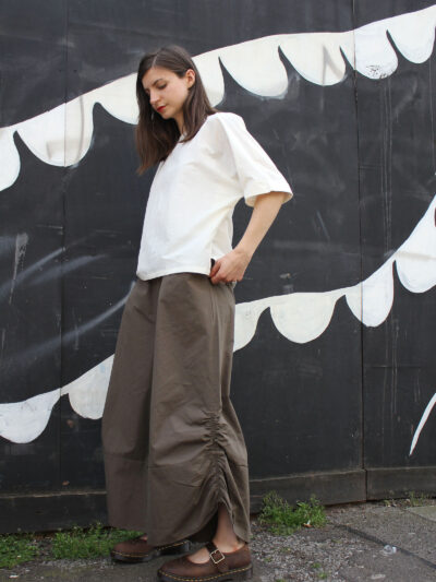 Relaxed Contrast Pocket Trousers – Forest Green